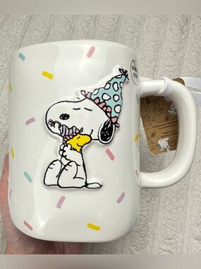 Rae Dunn Peanuts Birthday Mug